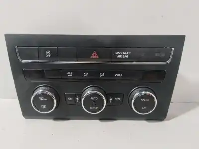 Second-hand car spare part heating / air conditioning control panel for seat leon (5f1) 1.6 tdi oem iam references 5f0907044d