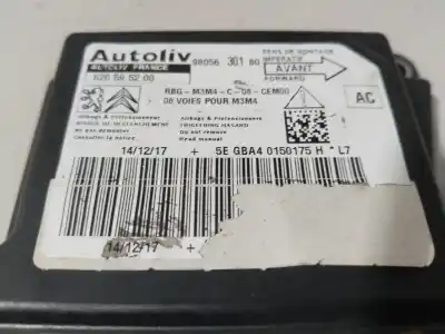 Peça sobressalente para automóvel em segunda mão centralina de airbag por citroen c-elysee (dd_) 1.6 hdi 92 referências oem iam 9805630180  