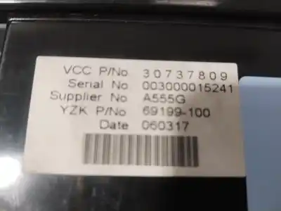 Second-hand car spare part multifunction display for volvo v50 (545) d5 oem iam references 30737809  