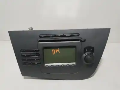 Second-hand car spare part audio system / radio cd for seat leon (1p1) 2.0 tdi 16v oem iam references 1p103515247v