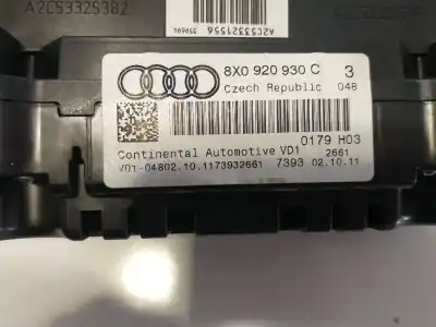 Peça sobressalente para automóvel em segunda mão quadrante por audi a1 (8x) ambition referências oem iam 8x0920930c  a2c53321556