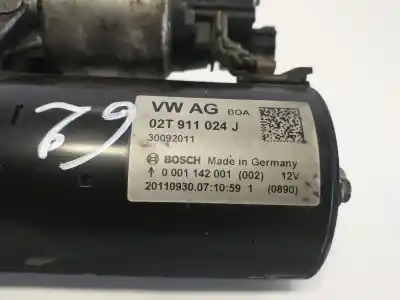 Second-hand car spare part starter motor for audi a1 (8x) ambition oem iam references 0001142001  02t911024j