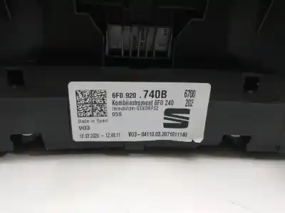 Peça sobressalente para automóvel em segunda mão quadrante por seat arona style referências oem iam 6f0920740b  