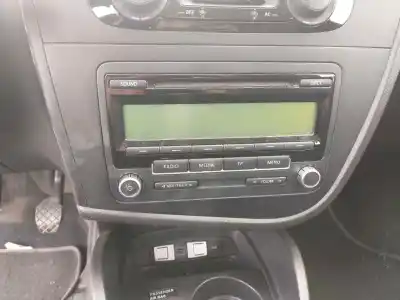 Second-hand car spare part audio system / radio cd for seat leon (1p1) style copa oem iam references 5p0035186