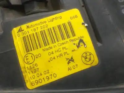 Second-hand car spare part RIGHT HEADLIGHT for BMW SERIE 3 COMPACT (E46)  OEM IAM references 6901970  0301187202