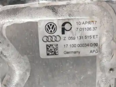 Peça sobressalente para automóvel em segunda mão radiador de gases de escape (egr) por audi q7 (4l) v6 3.0 tdi (176kw) ambition referências oem iam 059131515et  