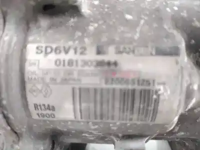 Pezzo di ricambio per auto di seconda mano compressore aria condizionata per renault modus confort dynamique riferimenti oem iam 8200651251