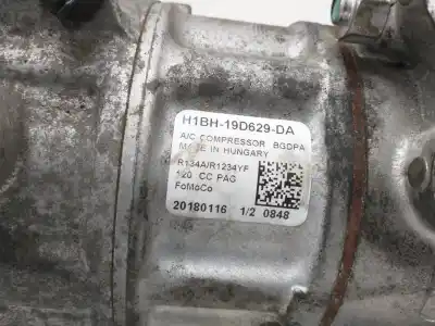 Second-hand car spare part air conditioning compressor for ford fiesta (ccn) st-line oem iam references h1bh19d629da  20180116