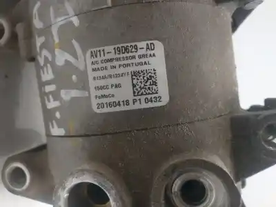 Second-hand car spare part air conditioning compressor for ford fiesta (ccn) black edition oem iam references av1119d629ad  