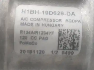 Second-hand car spare part air conditioning compressor for ford fiesta (ccn) st-line oem iam references h1bh19d629da  20181120