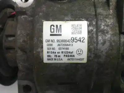 Pezzo di ricambio per auto di seconda mano compressore aria condizionata per opel mokka excellence riferimenti oem iam 95369542  0274180