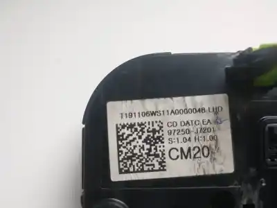 Peça sobressalente para automóvel em segunda mão comando de sofagem (chauffage / ar condicionado)  por kia xceed concept 119 cv / 88 kw referências oem iam 97250j7201  
