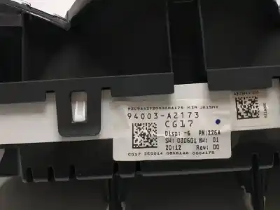 Second-hand car spare part dashboard for kia cee'd (jd) 1.4 cvvt oem iam references   94003a2173