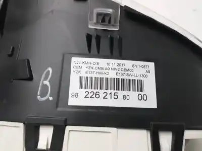 Peça sobressalente para automóvel em segunda mão quadrante por peugeot 208 style referências oem iam   982262158000