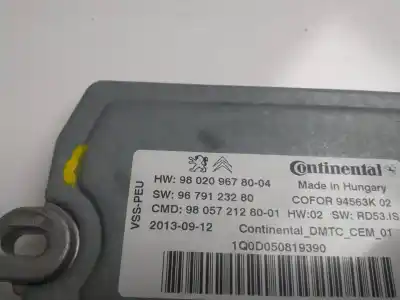 Pièce détachée automobile d'occasion unité de commande de démarrage/arrêt / relais start/stop pour citroen c4 grand picasso business références oem iam 98020967  9679123280