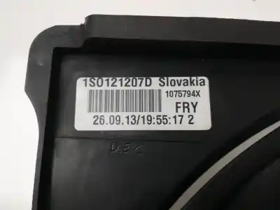 Автозапчастина б/у електро вентилятор для seat mii (kf1, ke1) 1.0 посилання на oem iam 1s0121207d 379192120050 1075794x