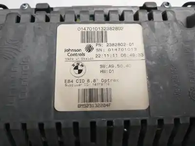 Second-hand car spare part multifunction display for bmw x1 (e84) sdrive 18d oem iam references   