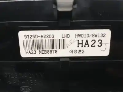 Peça sobressalente para automóvel em segunda mão comando de sofagem (chauffage / ar condicionado)  por kia cee´d tech referências oem iam 97250a2203 hw010sw132 ha23meb8878