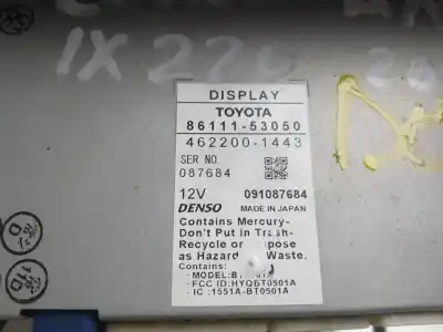 Peça sobressalente para automóvel em segunda mão DISPLAY GPS / MULTIMÍDIA por LEXUS IS200 (DS2/IS2)  Referências OEM IAM 8611153050 8611153050 8612053420