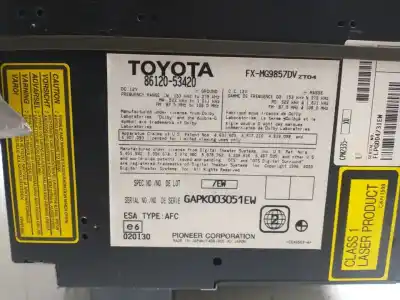 Peça sobressalente para automóvel em segunda mão display gps / multimídia por lexus is200 (ds2/is2) 250 v6 referências oem iam 8611153050 8611153050 8612053420