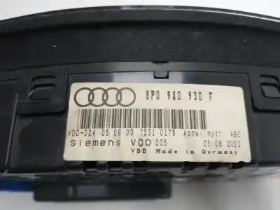 Pezzo di ricambio per auto di seconda mano pannello degli strumenti per audi a3 (8p) 1.8 tfsi ambiente riferimenti oem iam 8p0920930f 8p0920930f 110080223