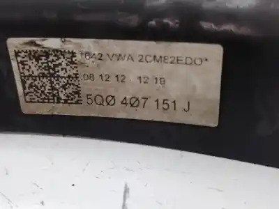 Автозапчасти б/у передний левый нижний рычаг подвески за audi a3 (8v) attraction 105 cv / 77 kw ссылки oem iam 5q0407151j