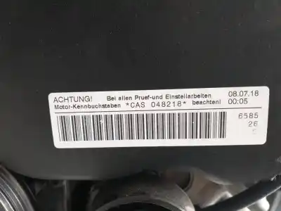 Pezzo di ricambio per auto di seconda mano motore completo per audi q7 (4l) v6 3.0 tdi (176kw) ambition riferimenti oem iam cas  0048218658526c