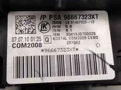 Second-hand car spare part multifunction switch for citroen c3 lx oem iam references 96667323xt  com2008