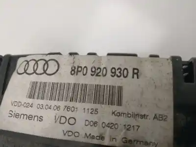 Pezzo di ricambio per auto di seconda mano pannello degli strumenti per audi a3 (8p) 2.0 fsi attraction riferimenti oem iam 8p0920930r  