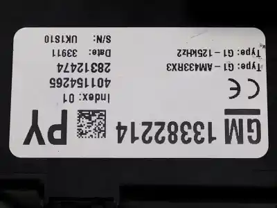 Автозапчастина б/у реле/запоперівник для opel corsa d selective посилання на oem iam 13382214  