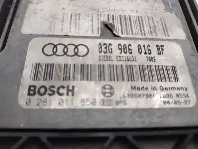 Автозапчасти б/у блок управления двигателем за audi a6 c6 (4f2) 2.0 tdi ссылки oem iam 03g906016f  0281011850