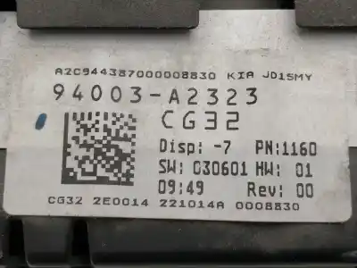 Peça sobressalente para automóvel em segunda mão quadrante por kia cee´d concept referências oem iam 94003a2323  