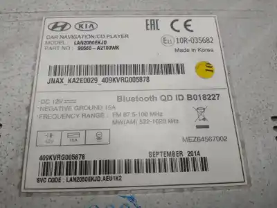 Peça sobressalente para automóvel em segunda mão módulo / sistema de navegação gps por kia cee´d concept referências oem iam 96560a2100wk  