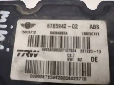 Peça sobressalente para automóvel em segunda mão abs por bmw mini (r56) cooper referências oem iam 6785942  15803712
