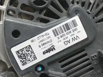Peça sobressalente para automóvel em segunda mão alternador por seat leon (5f1) reference referências oem iam 05e903026k tg14lld 2740492b