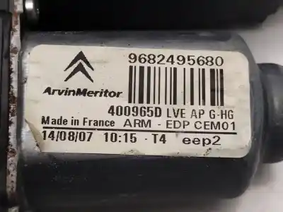Pezzo di ricambio per auto di seconda mano alzacristalli anteriore sinistro per citroen c4 picasso vtn@v 109 cv / 80 kw riferimenti oem iam 9682495680  