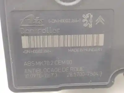 Second-hand car spare part abs for citroen c3 lx oem iam references 9666392580  10020702004