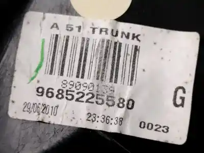 Second-hand car spare part interior left tailgate light for citroen c3 lx oem iam references 9685225580  