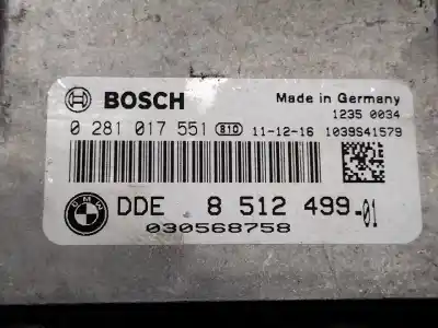 Second-hand car spare part ecu engine control for bmw x1 (e84) sdrive 18d oem iam references 0281017551  8512499