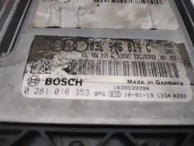Second-hand car spare part ecu engine control for audi a4 berlina (b8) e oem iam references 03l906019c  