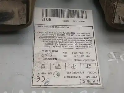 İkinci el araba yedek parçası SES SISTEMI / RADYO CD için HYUNDAI I30 RANCHERA FAMILIAR (FD)  OEM IAM referansları 96170C8050RDR  183H401713D
