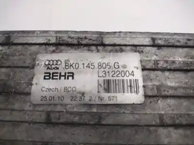 Peça sobressalente para automóvel em segunda mão intercooler por audi a4 berlina (b8) e referências oem iam   