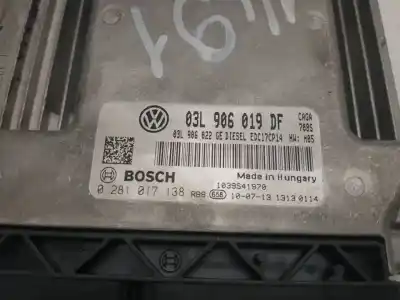 Second-hand car spare part ECU ENGINE CONTROL for SEAT EXEO (3R2)  OEM IAM references 03L906019DF 0281017138 03L906022