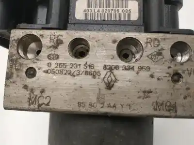 Peça sobressalente para automóvel em segunda mão abs por renault clio iii authentique referências oem iam 0265231516  