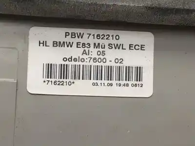 Peça sobressalente para automóvel em segunda mão farolim traseiro direito por bmw x3 (e83) xdrive 20d referências oem iam 7162210  