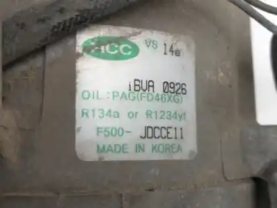 Peça sobressalente para automóvel em segunda mão compressor de ar condicionado a/a a/c por hyundai i30 (fd) classic 116 cv / 85 kw referências oem iam f500jdcce11  