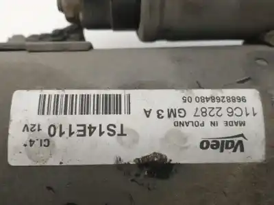 Pezzo di ricambio per auto di seconda mano motorino di avviamento per citroen c-elysée seduction riferimenti oem iam 9688268480  ts14e110