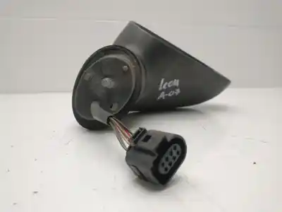 Peça sobressalente para automóvel em segunda mão espelho retrovisor direito por seat leon (1p1) leon (1p1) (2005 - 2012) referências oem iam   