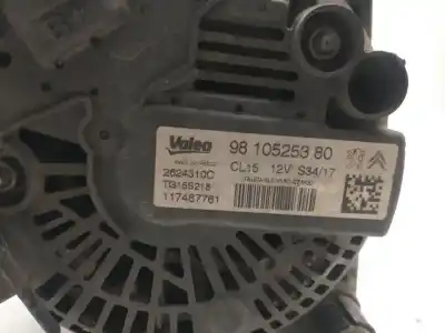 Pezzo di ricambio per auto di seconda mano alternatore per citroen c-elysée exclusive riferimenti oem iam 9810525380  tg15s218