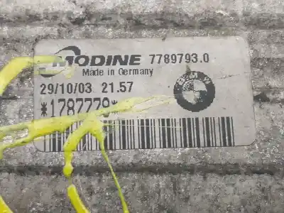 Peça sobressalente para automóvel em segunda mão intercooler por bmw 3 compact (e46) 320 td referências oem iam 77897930  